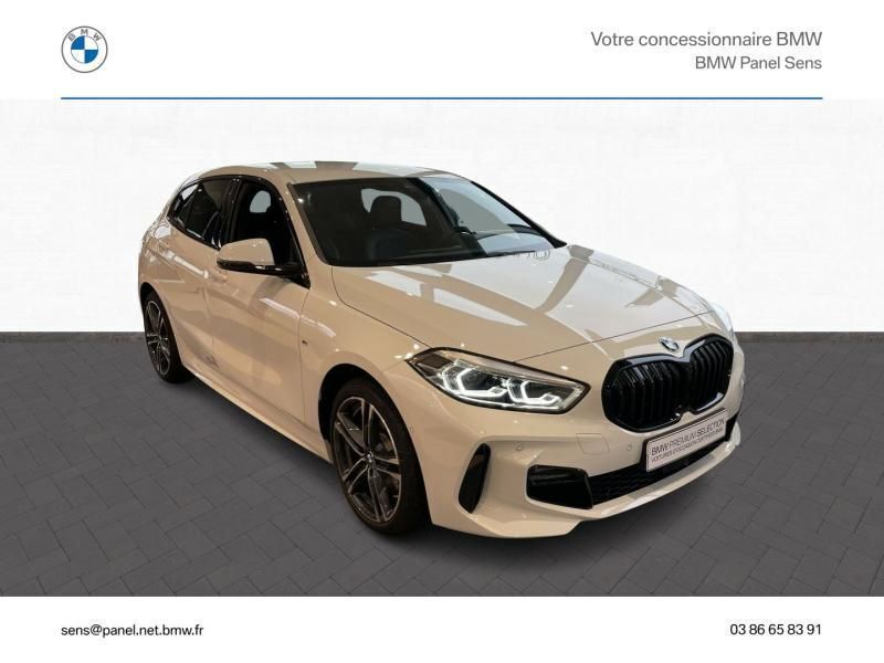 Blanc Utilisé 2022 BMW 118 M Sport Citadine | 37 900 € (Prix cher) - Image 1/4