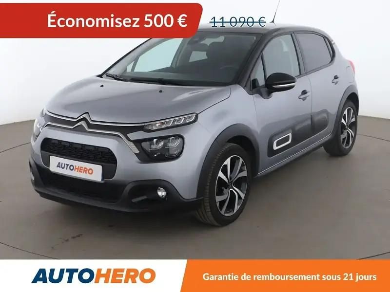 Gris Utilisé 2021 Citroën C3 PureTech Citadine | 9 990 € (Bon prix) - Image 1/1
