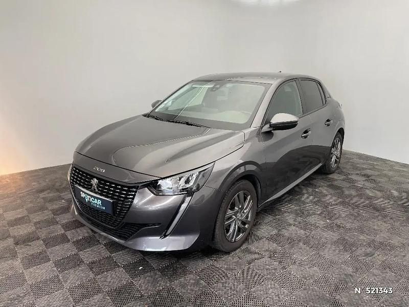Gris Utilisé 2021 Peugeot 208 Business-Line Citadine | 11 980 € (Prix juste) - Image 1/4