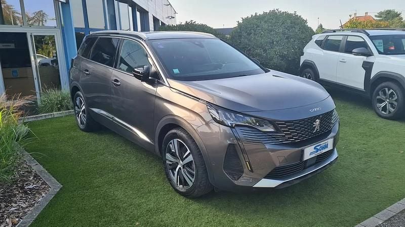 Gris Utilisé 2021 Peugeot 5008 Allure Monospace | 21 980 € (Prix juste) - Image 1/4