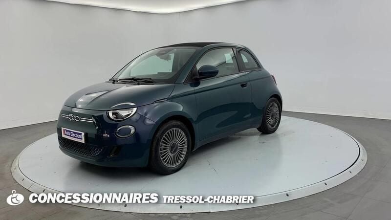 Bleue Utilisé 2022 Fiat 500e Cabriolet | 14 639 € (Super prix) - Image 1/3