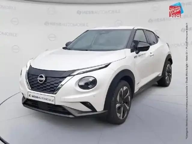 Blanc nacré spéciale Occasion 2024 Nissan Juke Tekna SUV | 31 699 € - Image 1/4