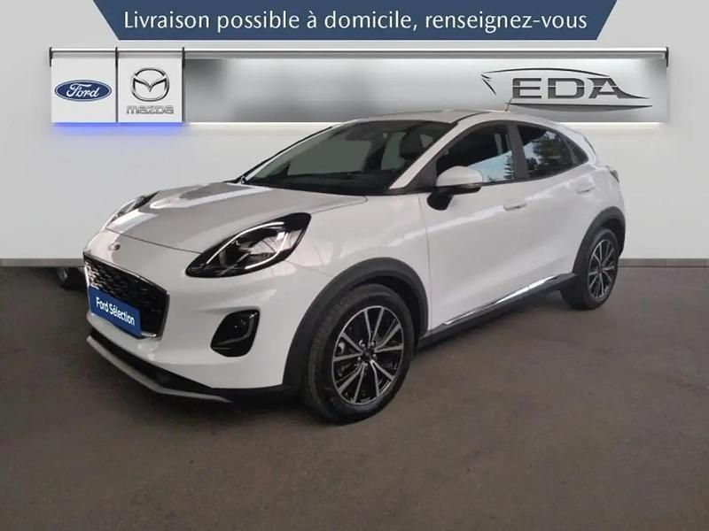 Blanc Occasion 2022 Ford Flex Titanium SUV | 17 990 € (Prix juste) - Image 1/4