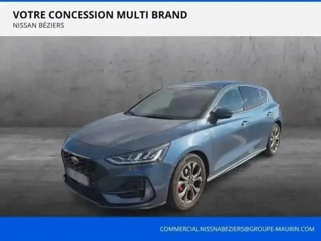 Bleu azur métallisé Occasion 2023 Ford Focus ST-Line Berline | 16 990 € (Super prix) - Image 1/4