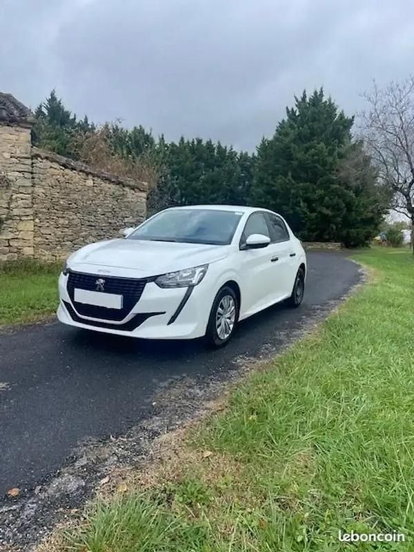 Blanc Occasion 2021 Peugeot 208 Premium Citadine | 8 190 € - Image 1/4