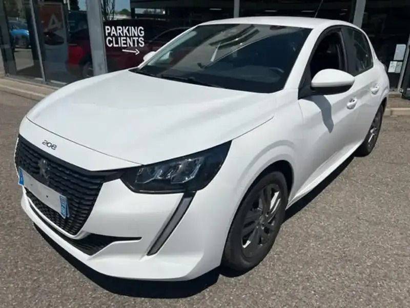 Blanc Utilisé 2021 Peugeot 208 Active Citadine | 19 900 € - Image 1/4