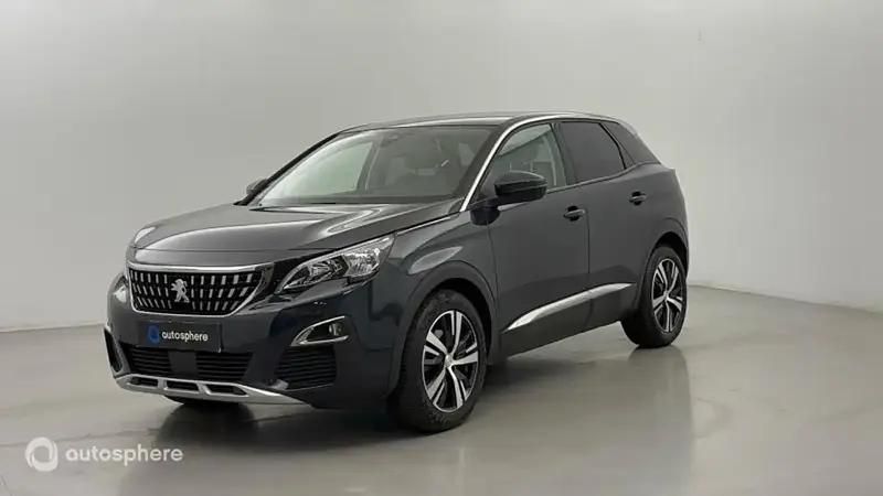 Gris Utilisé 2017 Peugeot 3008 Allure SUV | 13 699 € (Prix juste) - Image 1/4
