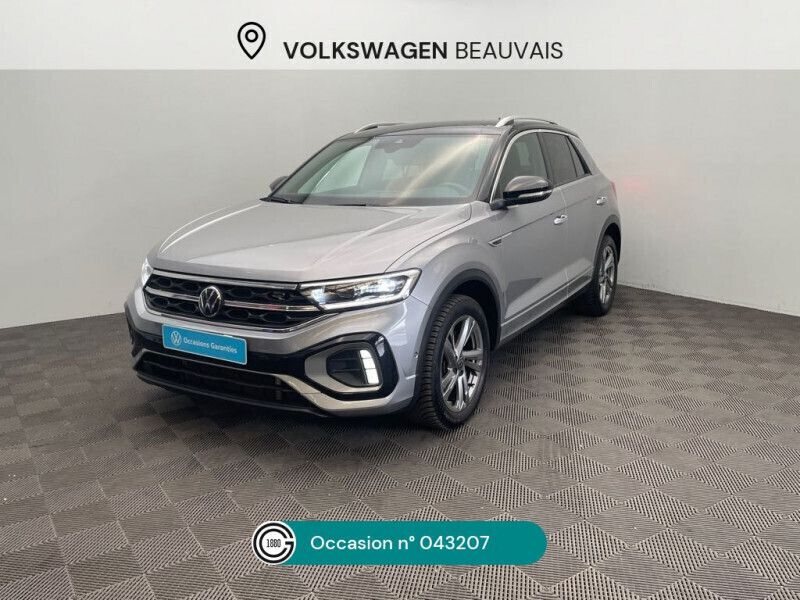 Gris Occasion 2023 VW T-Roc R-line SUV | 31 990 € (Bon prix) - Image 1/4