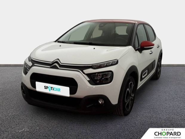 Blanc Utilisé 2022 Citroën C3 Shine Citadine | 10 790 € (Prix juste) - Image 1/4