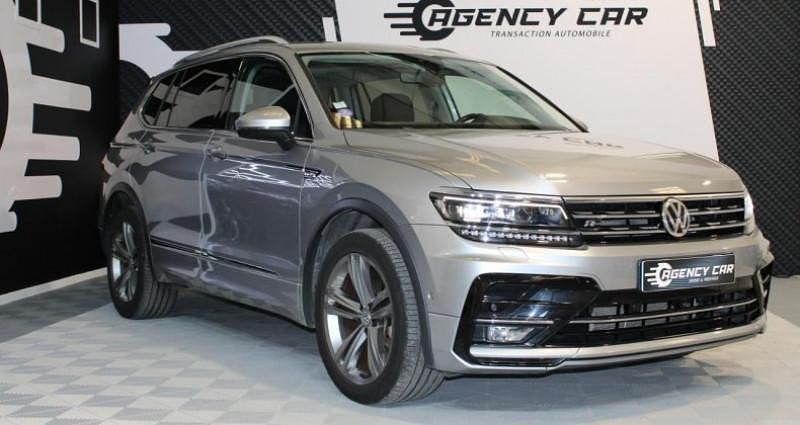 Gris Occasion 2019 VW Tiguan Allspace R-line SUV | 26 999 € (Prix juste) - Image 1/4