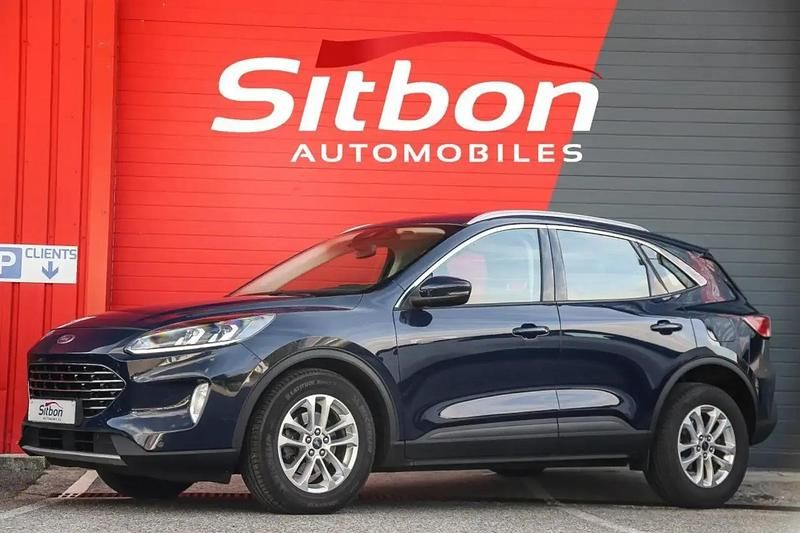 Bleu Occasion 2021 Ford Kuga Titanium SUV | 16 970 € (Prix juste) - Image 1/4