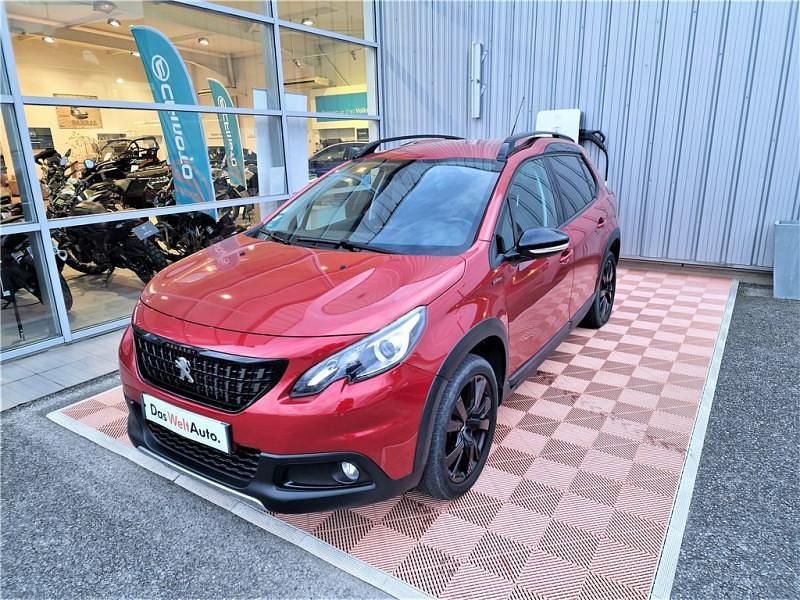 Rouge Utilisé 2018 Peugeot 2008 GT-line SUV | 15 990 € (Prix assez cher) - Image 1/4