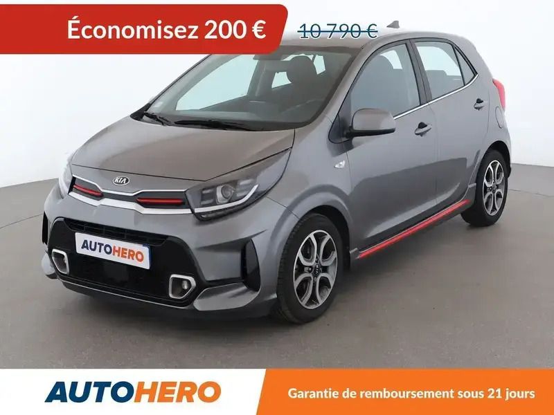 Gris Utilisé 2021 Kia Picanto GT-Line Citadine | 9 790 € (Bon prix) - Image 1/2