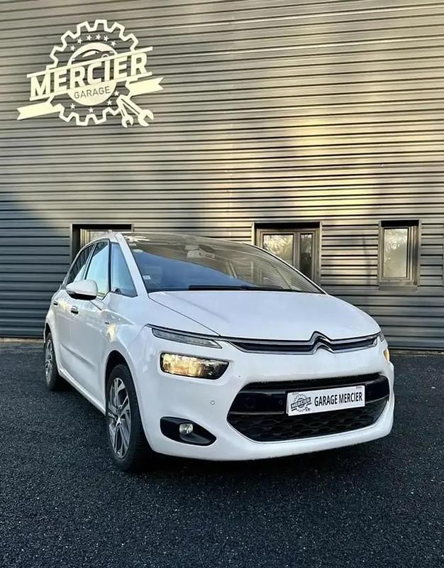 Blanc Occasion 2016 Citroën C4 Picasso Exclusive Monospace | 13 990 € (Prix assez cher) - Image 1/4