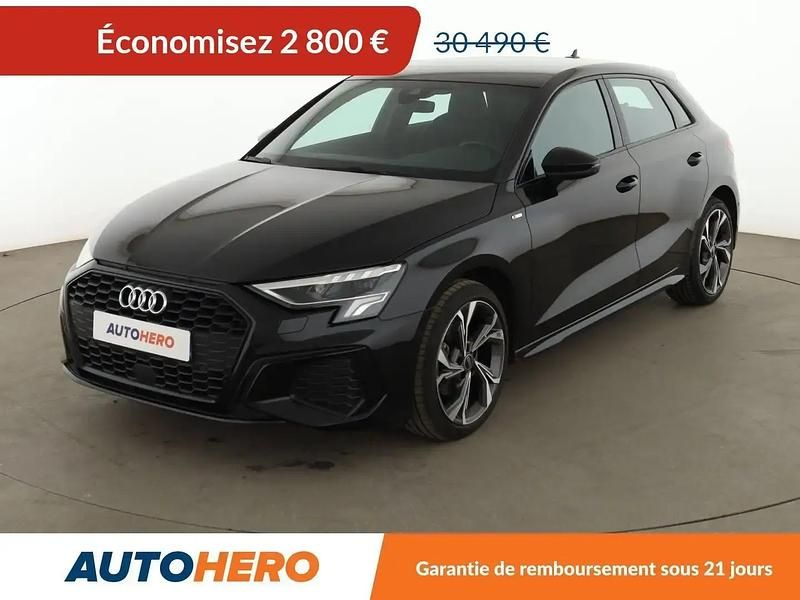 Noir Occasion 2023 Audi A3 S-Line Berline | 27 690 € (Super prix) - Image 1/2