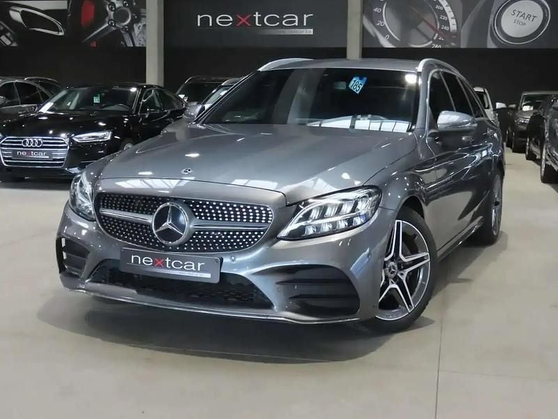 Gris Utilisé 2019 Mercedes C200 AMG line Break | 19 890 € (Bon prix) - Image 1/4