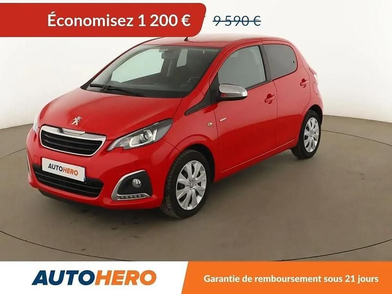 Rouge Occasion 2019 Peugeot 108 Style Citadine | 8 390 € (Prix juste) - Image 1/2