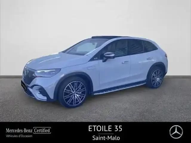 Gris alpin manufaktur Nouvelle 2025 Mercedes EQE350 AMG line SUV | 95 890 € - Image 1/4