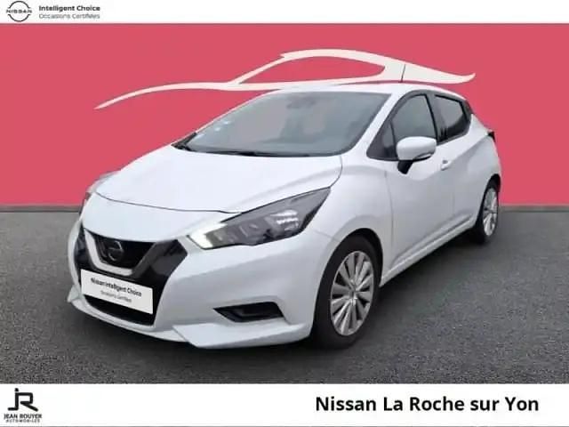 Blanc perle Occasion 2021 Nissan Micra Berline | 12 990 € (Prix juste) - Image 1/4