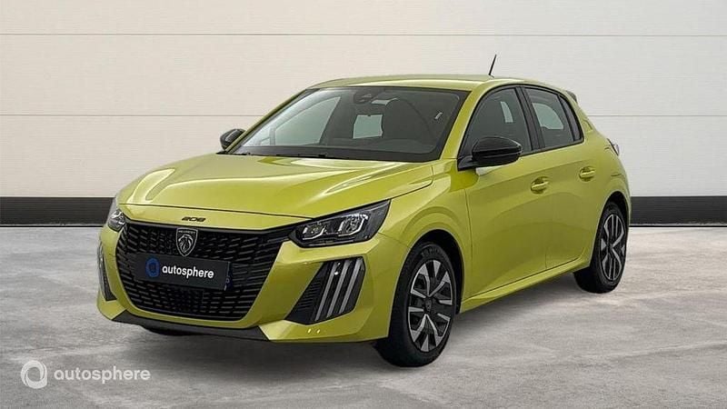 Jaune Nouvelle 2024 Peugeot 208 Active Citadine | 18 499 € (Super prix) - Image 1/4