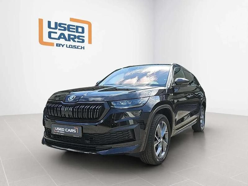 Noir Utilisé 2024 Skoda Kodiaq SportLine SUV | 45 117 € (Prix assez cher) - Image 1/4