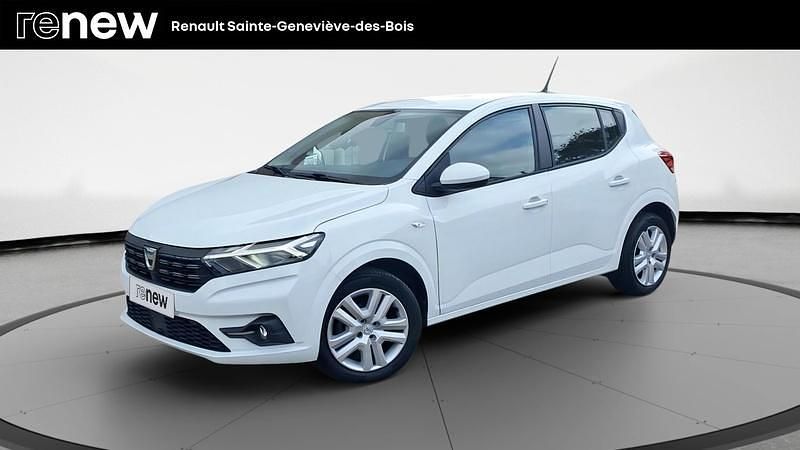 Blanc Utilisé 2021 Dacia Sandero Comfort Citadine | 12 490 € (Prix juste) - Image 1/4