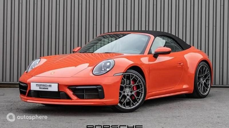 Orange Utilisé 2019 Porsche 911 Cabriolet | 153 900 € (Prix assez cher) - Image 1/4