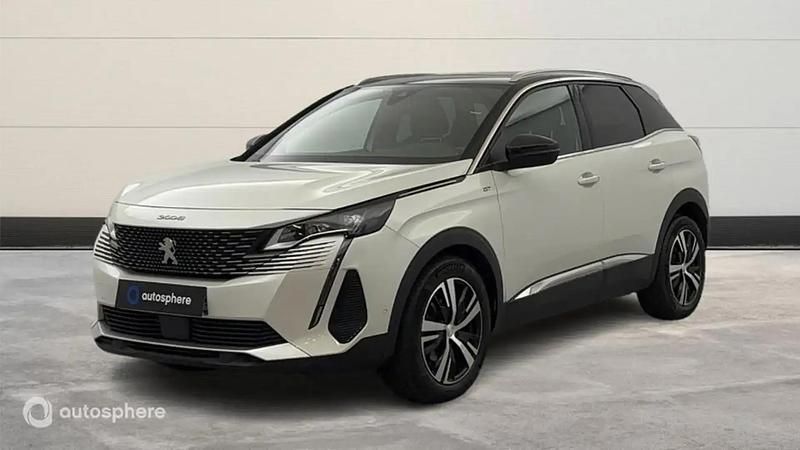 Blanc Utilisé 2021 Peugeot 3008 Allure SUV | 23 999 € (Prix juste) - Image 1/4