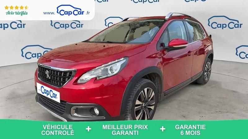 Rouge Occasion 2017 Peugeot 2008 Allure SUV | 8 490 € (Prix juste) - Image 1/4