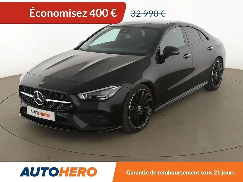 Noir Utilisé 2021 Mercedes CLA200 AMG line Berline | 32 590 € (Prix juste) - Image 1/2