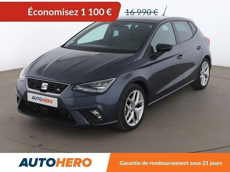 Gris Utilisé 2019 Seat Ibiza FR Citadine | 15 890 € (Super prix) - Image 1/2