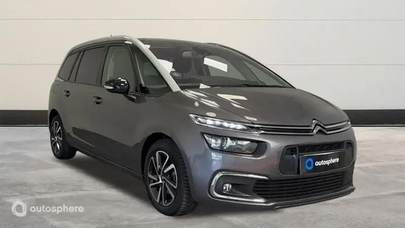 Gris Utilisé 2021 Citroën C4 SpaceTourer PureTech Monospace | 18 299 € (Prix assez cher) - Image 1/4