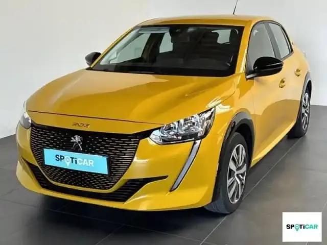 Jaune Utilisé 2022 Peugeot e-208 Active Citadine | 12 990 € (Super prix) - Image 1/4