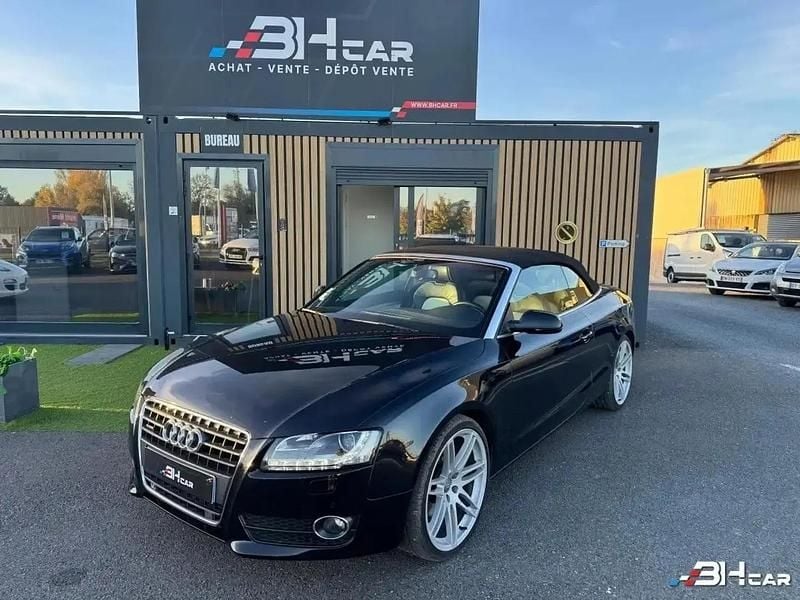 Occasion Audi A5 Cabriolet S-Line 212 ch (155 kW) 2010 Noir Cabriolet