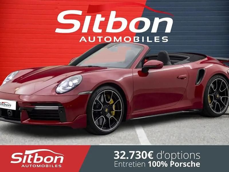 Rouge Utilisé 2020 Porsche 992 Cabriolet | 234 980 € (Prix cher) - Image 1/4