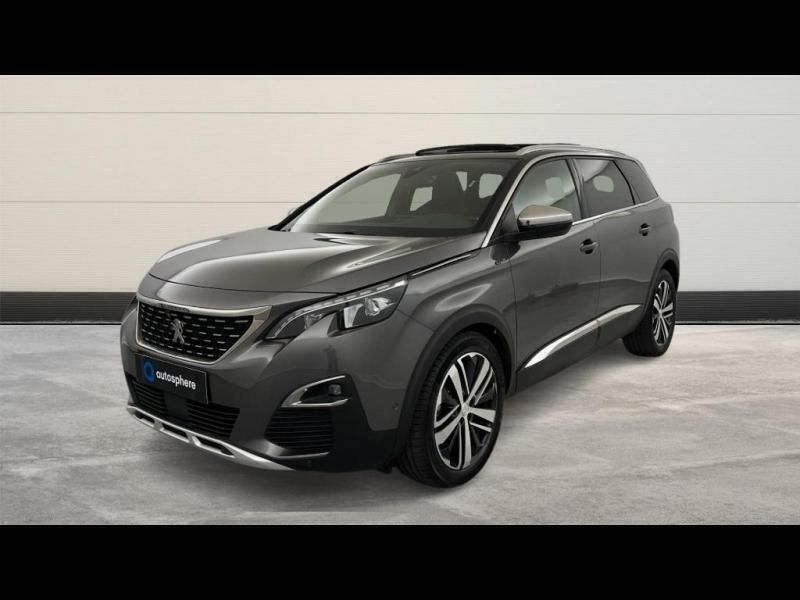Gris Utilisé 2019 Peugeot 5008 GT Monospace | 23 999 € (Super prix) - Image 1/4