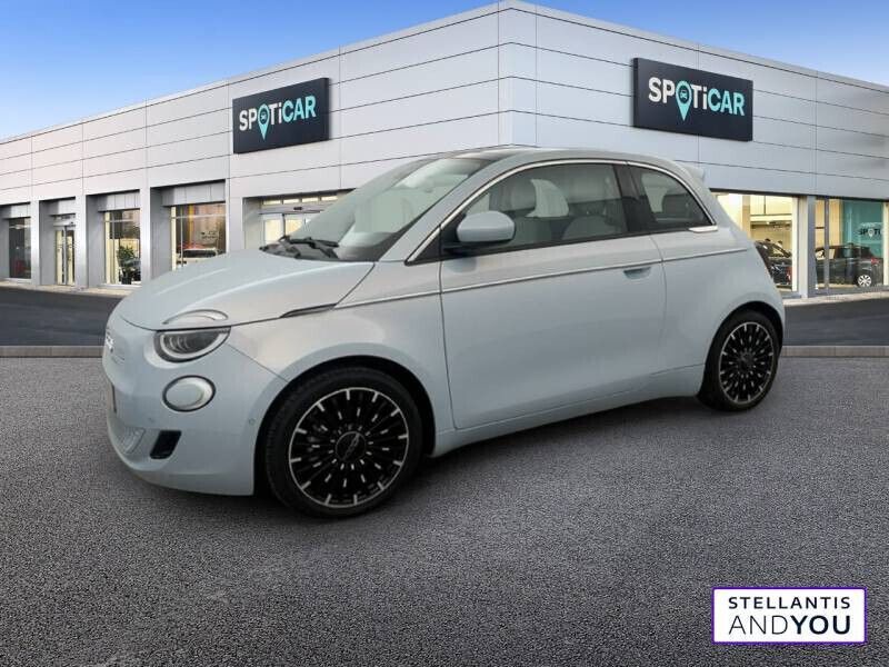 Beige Utilisé 2022 Fiat 500e La Prima Berline | 17 990 € (Prix juste) - Image 1/4