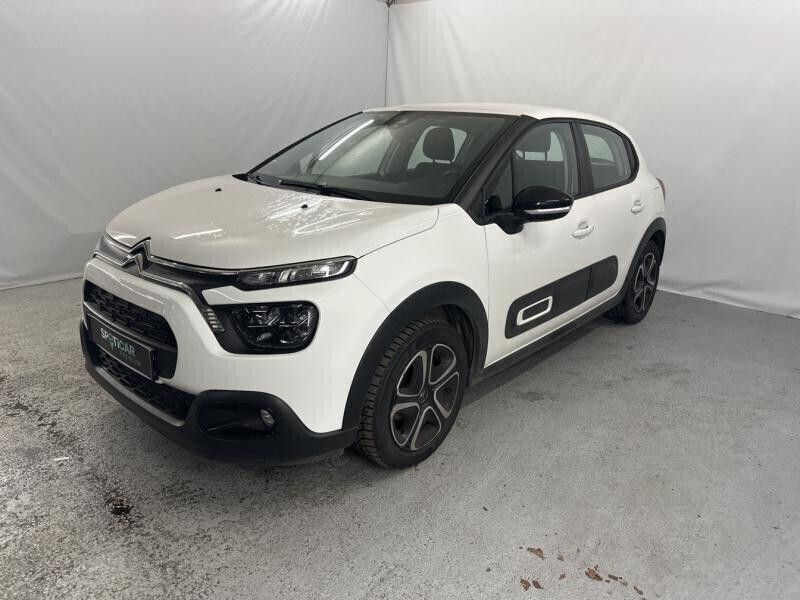 Blanc Utilisé 2021 Citroën C3 Feel Citadine | 9 989 € - Image 1/4