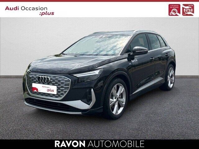 Noir mythic métallisé Utilisé 2025 Audi Q4 e-tron S-Line SUV | 51 990 € (Bon prix) - Image 1/4