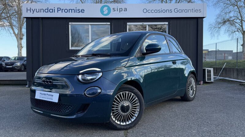Vert Utilisé 2023 Fiat 500e Citadine | 12 990 € (Bon prix) - Image 1/4