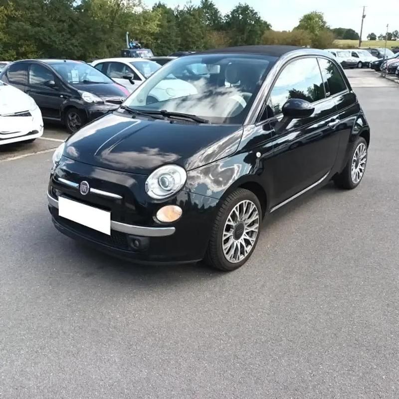 Noir Utilisé 2011 Fiat 500 Lounge Berline | 7 300 € (Prix juste) - Image 1/4