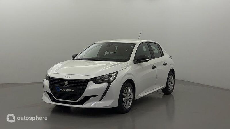 Blanc Utilisé 2020 Peugeot 208 S Citadine | 9 999 € (Bon prix) - Image 1/4