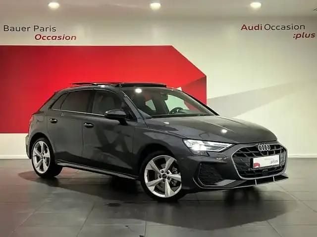 Gris daytona Utilisé 2024 Audi A3 Sportback e-tron S-Line Citadine | 44 990 € - Image 1/4