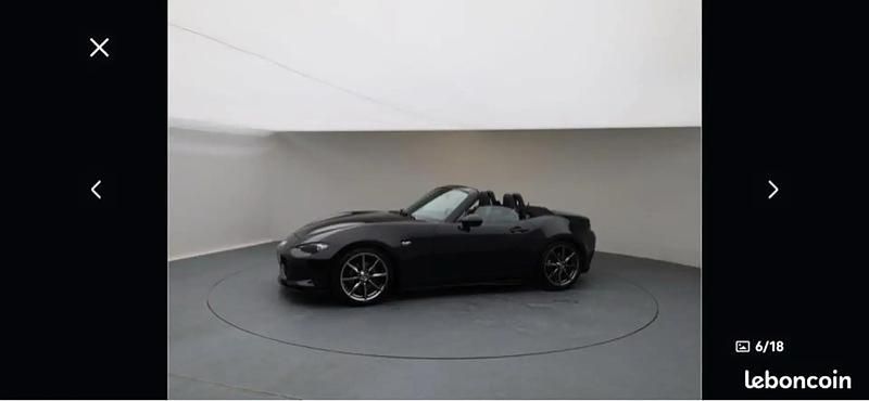 Noir Occasion 2019 Mazda MX5 Selection Cabriolet | 22 990 € - Image 1/4