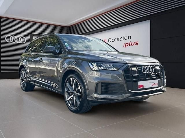 Gris samouraï métallisé Utilisé 2021 Audi Q7 Premium SUV | 59 980 € (Prix assez cher) - Image 1/4
