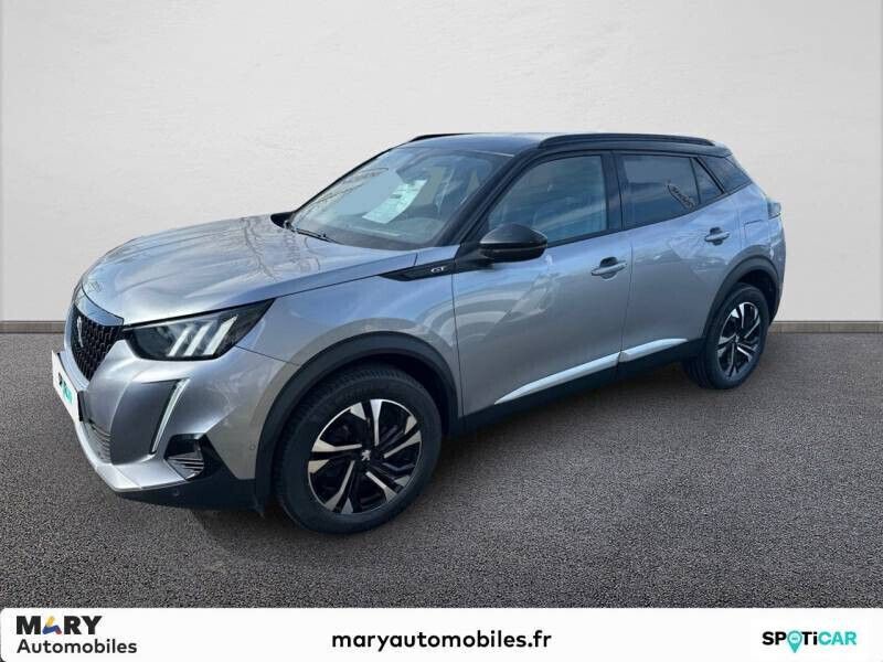 Gris Utilisé 2021 Peugeot 2008 GT SUV | 16 290 € (Prix juste) - Image 1/4