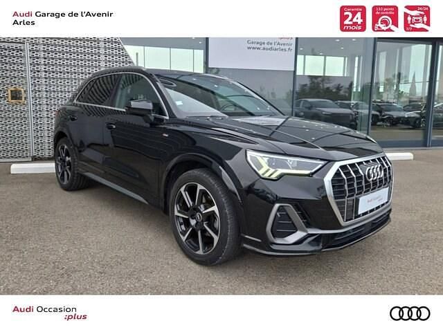 Noir mythic métallisé Occasion 2021 Audi Q3 S-Line SUV | 31 900 € (Prix juste) - Image 1/4