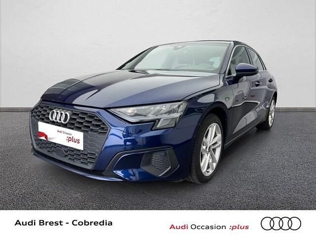 Bleu navarre métallisé Utilisé 2021 Audi A3 Design | 21 990 € (Bon prix) - Image 1/4