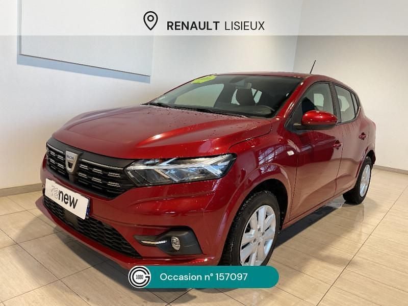 Rouge Occasion 2022 Dacia Sandero Comfort Citadine | 13 490 € (Bon prix) - Image 1/4