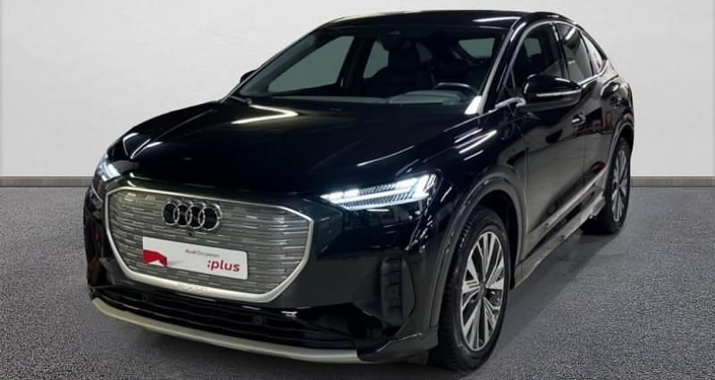 Noir mythe métallisé Occasion 2022 Audi Q4 Sportback e-tron Design SUV | 36 900 € (Super prix) - Image 1/4